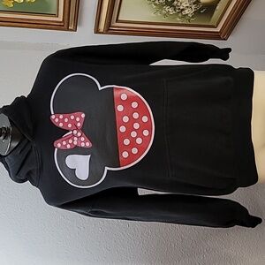 Minnie Mouse graphic hoodie size M black by Andson Apparel
